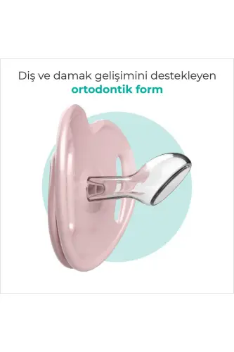 Emzik saqlash qutisi Powder Pink naqshli 0 oy 2 dona - 3