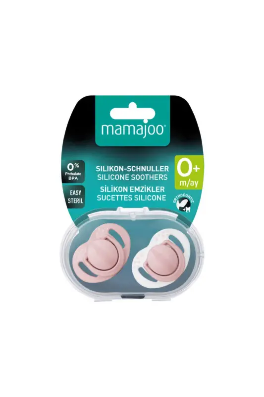 Emzik saqlash qutisi Powder Pink naqshli 0 oy 2 dona - 8