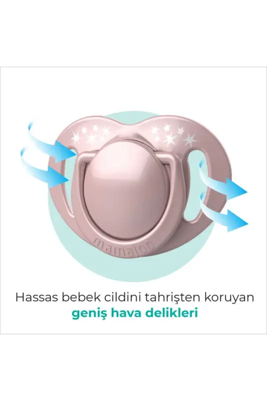 Emzik saqlash qutisi Powder Pink naqshli 0 oy 2 dona - 6