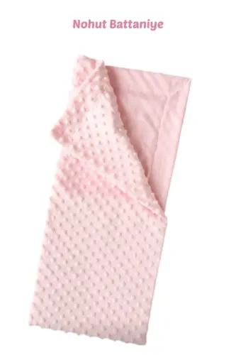 En Çok Beğenilen Kız ve Erkek Bebek Yeni Doğan Hediyelik Ürünler - Pembe (Nohut Battaniye) - 3