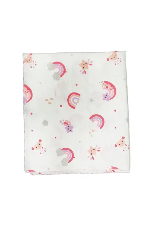 En Çok Beğenilen Kız ve Erkek Bebek Yeni Doğan Hediyelik Ürünler - Pembe (Muslin Battaniyeli) - 1