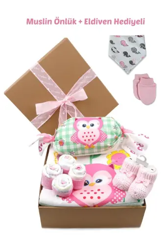 En Çok Beğenilen Kız ve Erkek Bebek Yeni Doğan Hediyelik Ürünler - Pembe (Alt açma) 