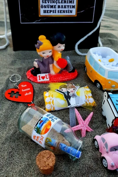 En Romantik Kişiye Özel Hediye Sevgiliye Yaz Temalı Doğum Günü Yıldönümü 2dark5kum0 - 6