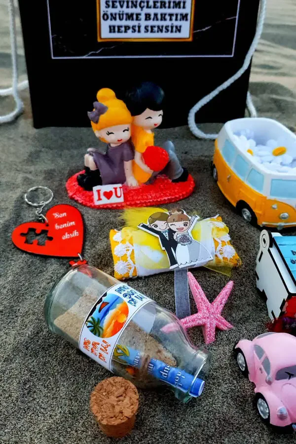 En Romantik Kişiye Özel Hediye Sevgiliye Yaz Temalı Doğum Günü Yıldönümü 2dark5kum0 - 6