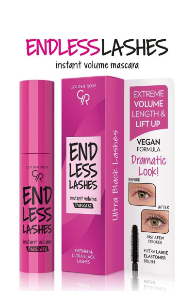 Endless Lashes Mascara - Black - Curling Mascara - 8691190440930 - 5