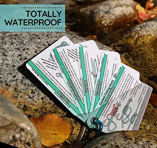 Eng oson baliqchilik tugunlari - 12 ta oddiy baliqchilik tugunlari uchun suv o'tkazmaydigan qo'llanma | Amaliy baliqchilik tugunlarini qanday bog'lash va mini karabin kiradi | Yangi boshlanuvchilar uchun juda mos - 4