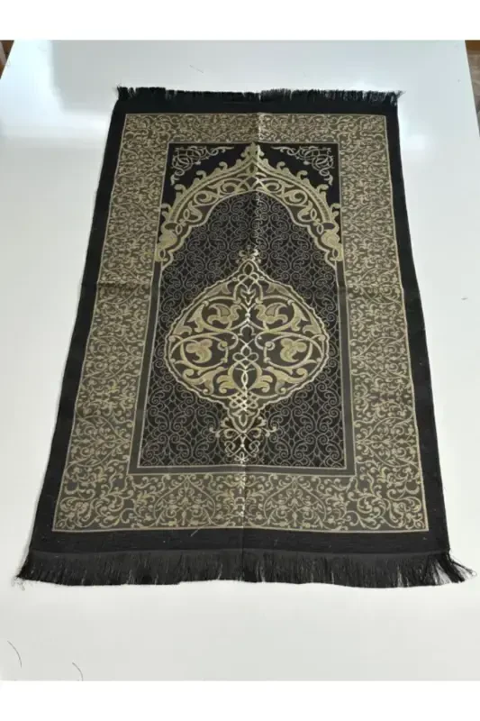 Engagement bundle prayer rug set-Black - 4