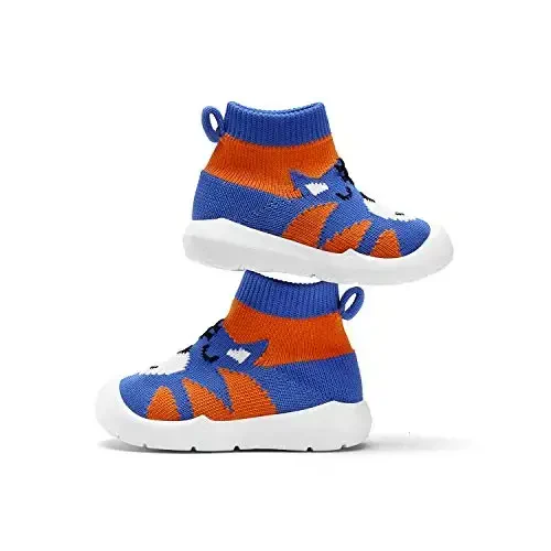 Engtoy Baby Shoes & Socks - Non-Slip Breathable Slippers with Soft Rubber Sole - Baby Boys & Girls Slip On Sneakers - 3