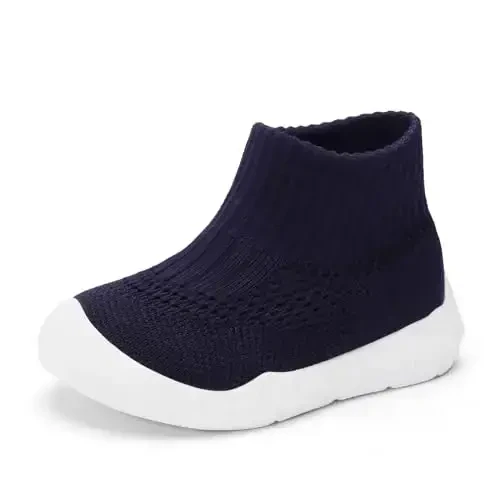 Engtoy Baby Shoes & Socks - Non-Slip Breathable Slippers with Soft Rubber Sole - Baby Boys & Girls Slip On Sneakers - ENGTOY