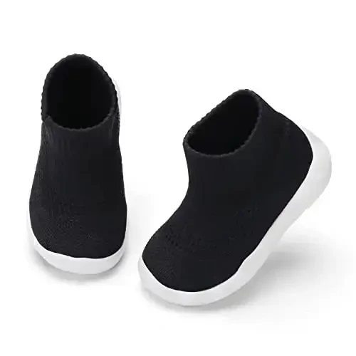 Engtoy Baby Shoes & Socks - Non-Slip Breathable Slippers with Soft Rubber Sole - Baby Boys & Girls Slip On Sneakers - 2