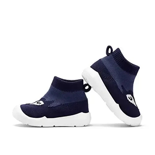 Engtoy Baby Shoes & Socks - Non-Slip Breathable Slippers with Soft Rubber Sole - Baby Boys & Girls Slip On Sneakers - 6