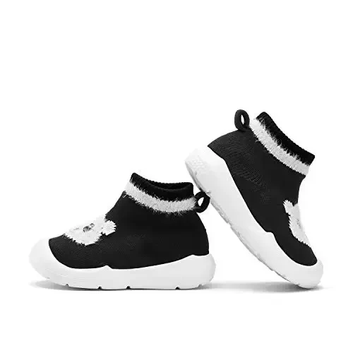 Engtoy Baby Shoes & Socks - Non-Slip Breathable Slippers with Soft Rubber Sole - Baby Boys & Girls Slip On Sneakers - 6