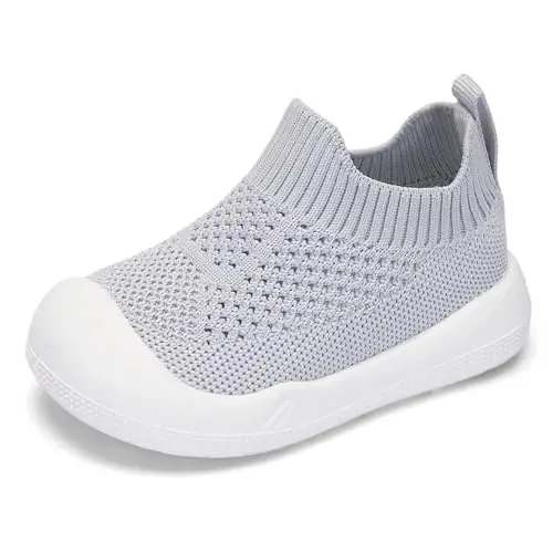 Engtoy Baby Shoes & Socks - Non-Slip Breathable Slippers with Soft Rubber Sole - Baby Boys & Girls Slip On Sneakers - ENGTOY