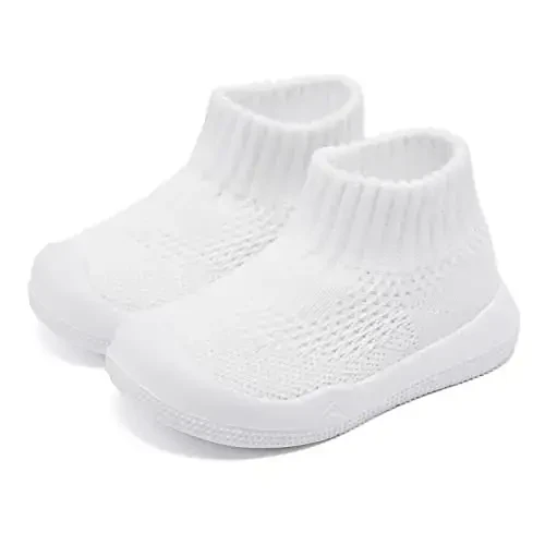 Engtoy Baby Shoes & Socks - Non-Slip Breathable Slippers with Soft Rubber Sole - Baby Boys & Girls Slip On Sneakers - 3