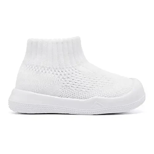 Engtoy Baby Shoes & Socks - Non-Slip Breathable Slippers with Soft Rubber Sole - Baby Boys & Girls Slip On Sneakers - 4