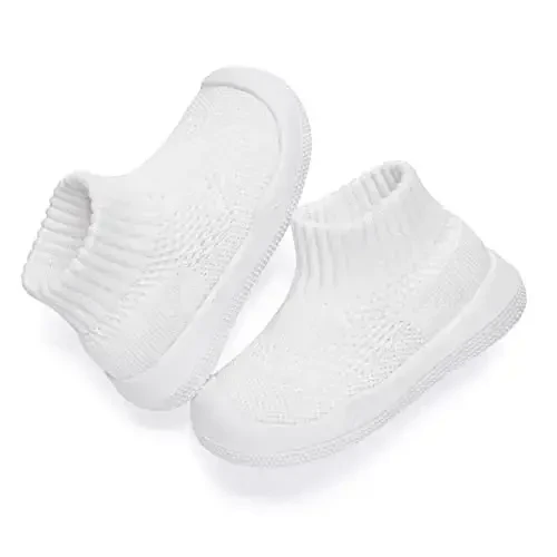 Engtoy Baby Shoes & Socks - Non-Slip Breathable Slippers with Soft Rubber Sole - Baby Boys & Girls Slip On Sneakers - 5