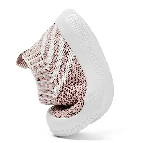 Engtoy Baby Shoes & Socks - Non-Slip Breathable Slippers with Soft Rubber Sole - Baby Boys & Girls Slip On Sneakers - 4