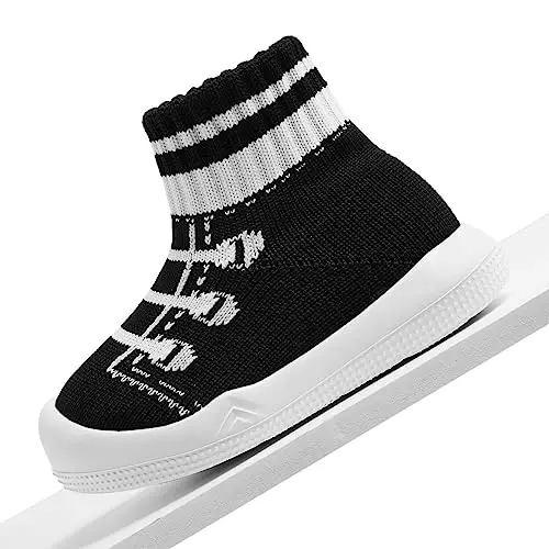 Engtoy Baby Shoes & Socks - Non-Slip Breathable Slippers with Soft Rubber Sole - Baby Boys & Girls Slip On Sneakers - 6