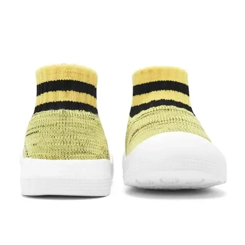 Engtoy Baby Shoes & Socks - Non-Slip Breathable Slippers with Soft Rubber Sole - Baby Boys & Girls Slip On Sneakers - 5