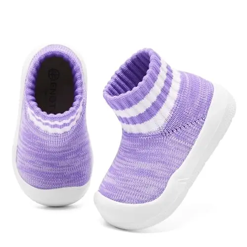 Engtoy Baby Shoes & Socks - Non-Slip Breathable Slippers with Soft Rubber Sole - Baby Boys & Girls Slip On Sneakers - ENGTOY (1)