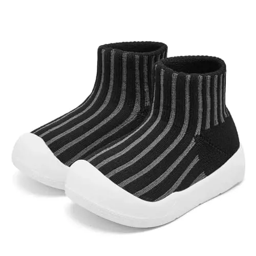 Engtoy Baby Shoes & Socks - Non-Slip Breathable Slippers with Soft Rubber Sole - Baby Boys & Girls Slip On Sneakers - ENGTOY (1)
