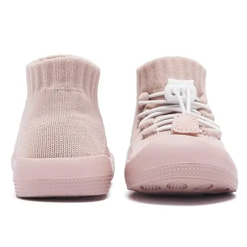 Engtoy Baby Shoes & Socks - Non-Slip Breathable Slippers with Soft Rubber Sole - Baby Boys & Girls Slip On Sneakers - 4