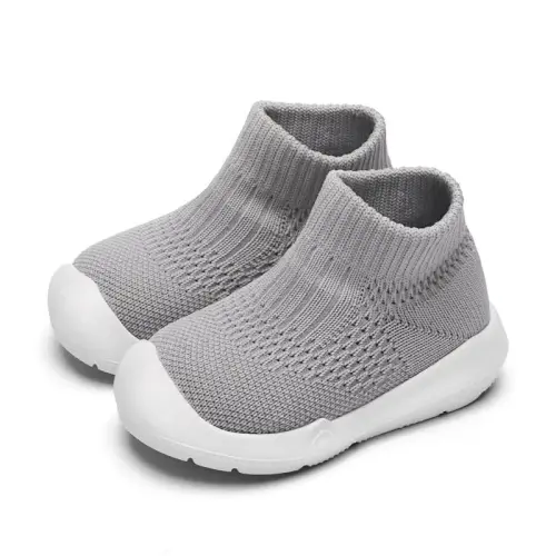 Engtoy Baby Shoes & Socks - Non-Slip Breathable Slippers with Soft Rubber Sole - Baby Boys & Girls Slip On Sneakers - 4