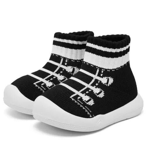 Engtoy Baby Shoes & Socks - Non-Slip Breathable Slippers with Soft Rubber Sole - Baby Boys & Girls Slip On Sneakers - 4