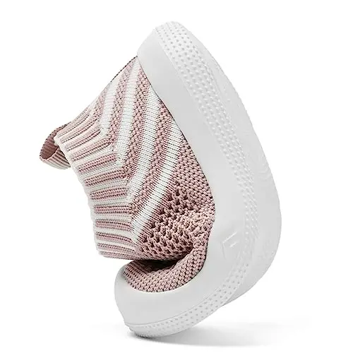 Engtoy Baby Shoes & Socks - Non-Slip Breathable Slippers with Soft Rubber Sole - Baby Boys & Girls Slip On Sneakers - 4