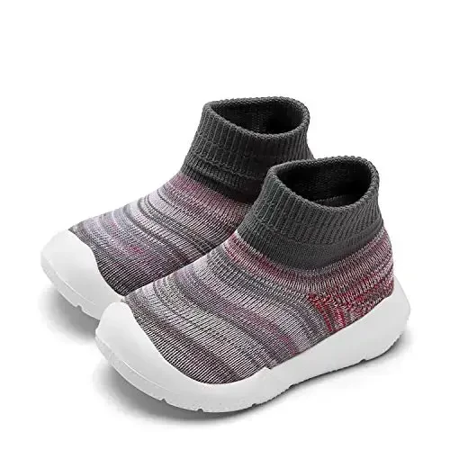 Engtoy Baby Shoes & Socks - Non-Slip дышащие тапочки с мягкой резиновой подошвой - детские слипоны для мальчиков и девочек 