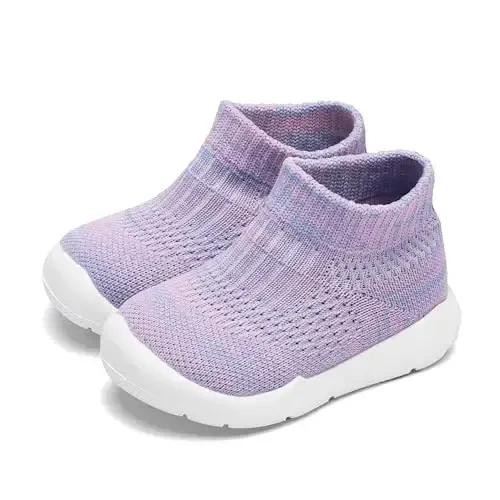 Engtoy Baby Shoes & Socks - Non-Slip дышащие тапочки с мягкой резиновой подошвой - Детские слипоны для мальчиков и девочек - 5