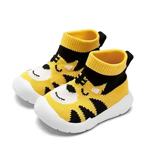 Engtoy Baby Shoes & Socks - Non-Slip дышащие тапочки с мягкой резиновой подошвой - детские слипоны для мальчиков и девочек - 3