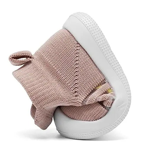 Engtoy Baby Shoes & Socks - Non-Slip Breathable Slippers with Soft Rubber Sole - Baby Boys & Girls Slip On Sneakers - 4