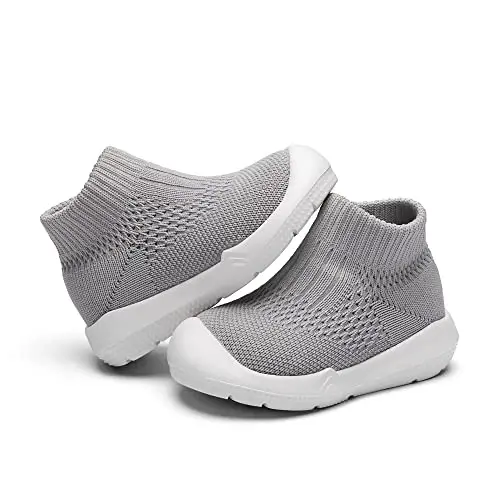 Engtoy Baby Shoes & Socks - Non-Slip nafas oladigan, yumshoq kauchuk taglikli tufli - O'g'il va qiz bolalar uchun slip-on krossovkalar - 4