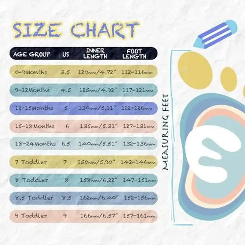 Engtoy Baby Shoes & Socks - Non-Slip Nafas oladigan, Yumshoq rezina taglikli terliklar - O'g'il va qiz bolalar uchun krossovkalar - ENGTOY (1)