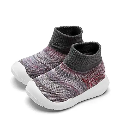 Engtoy Baby Shoes & Socks - Non-Slip nafas oladigan yumshoq rezina taglikli terliklar - O'g'il va qiz bolalar uchun slip-on krossovkalar 