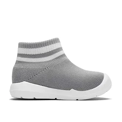 Engtoy Baby Shoes & Socks - Sirpanmaydigan, nafas oladigan, yumshoq rezina taglikli terliklar - O'g'il va qiz bolalar uchun slip-on krossovkalar - 6