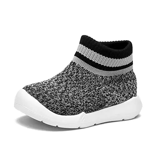 Engtoy Baby Shoes & Socks - Non-Slip Breathable Slippers with Soft Rubber Sole - Baby Boys & Girls Slip On Sneakers - 5