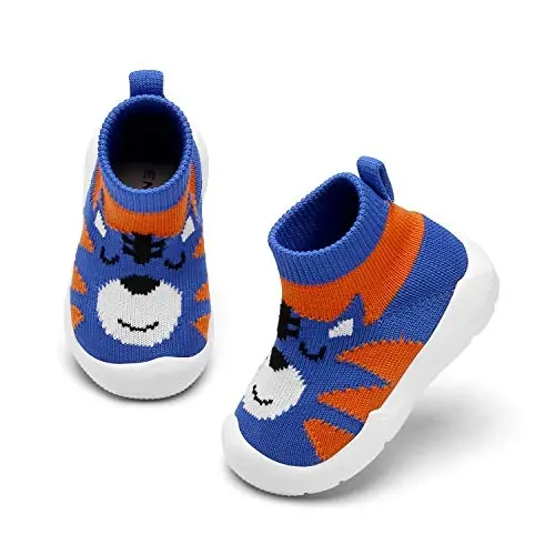 Engtoy Baby Shoes & Socks - Non-Slip Breathable Slippers with Soft Rubber Sole - Baby Boys & Girls Slip On Sneakers - 1