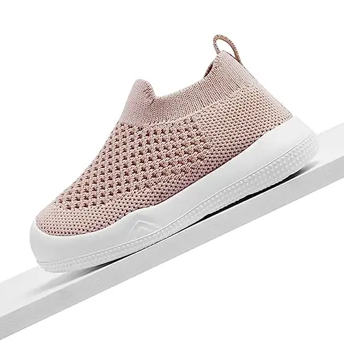 Engtoy Baby Shoes & Socks - Non-Slip Breathable Slippers with Soft Rubber Sole - Baby Boys & Girls Slip On Sneakers - 5