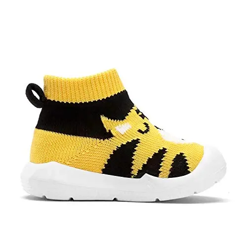 Engtoy Baby Shoes & Socks - Non-Slip Breathable Slippers with Soft Rubber Sole - Baby Boys & Girls Slip On Sneakers - 6