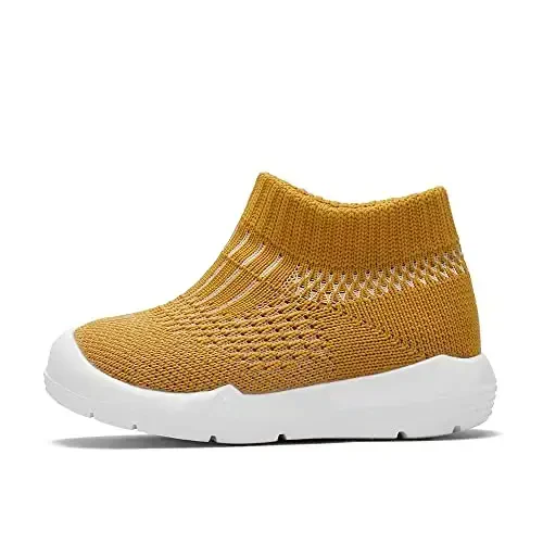 Engtoy Baby Shoes & Socks - Non-Slip Breathable Slippers with Soft Rubber Sole - Baby Boys & Girls Slip On Sneakers - 6