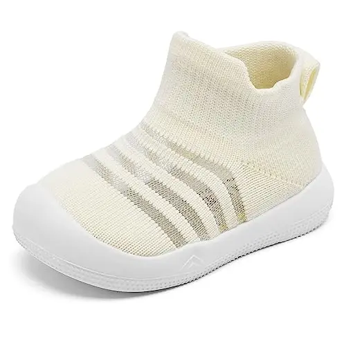 Engtoy Baby Shoes & Socks - Non-Slip Breathable Slippers with Soft Rubber Sole - Baby Boys & Girls Slip On Sneakers - 1
