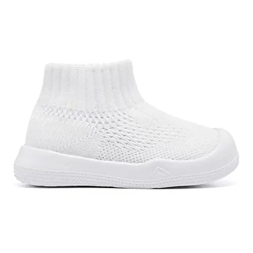 Engtoy Baby Shoes & Socks - Non-Slip Breathable Slippers with Soft Rubber Sole - Baby Boys & Girls Slip On Sneakers - 4