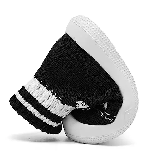 Engtoy Baby Shoes & Socks - Non-Slip Breathable Slippers with Soft Rubber Sole - Baby Boys & Girls Slip On Sneakers - 5