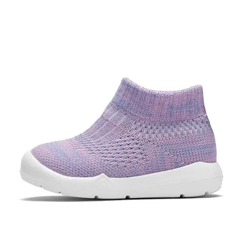Engtoy Baby Shoes & Socks - Non-Slip Breathable Slippers with Soft Rubber Sole - Baby Boys & Girls Slip On Sneakers - 6