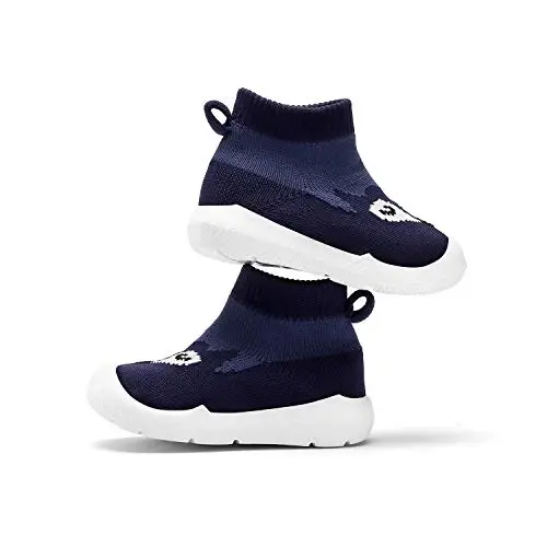 Engtoy Baby Shoes & Socks - Non-Slip Breathable Slippers with Soft Rubber Sole - Baby Boys & Girls Slip On Sneakers - 3