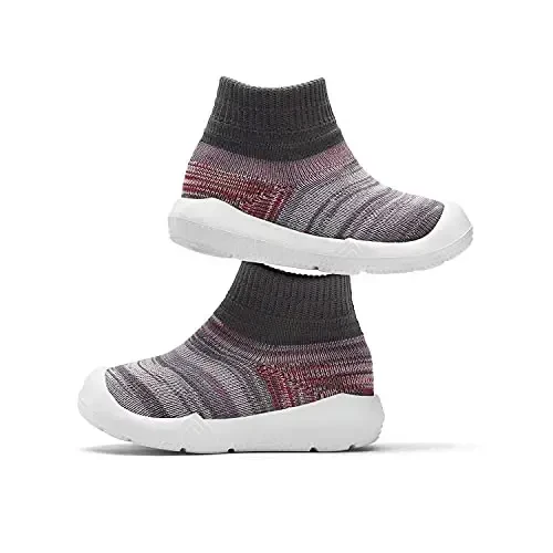 Engtoy Baby Shoes & Socks - Non-Slip Breathable Slippers with Soft Rubber Sole - Baby Boys & Girls Slip On Sneakers - 3