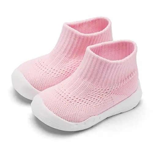 Engtoy Baby Shoes & Socks - Non-Slip Breathable Slippers with Soft Rubber Sole - Baby Boys & Girls Slip On Sneakers - ENGTOY