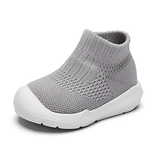 Engtoy Baby Shoes & Socks - Non-Slip Breathable Slippers with Soft Rubber Sole - Baby Boys & Girls Slip On Sneakers - 5